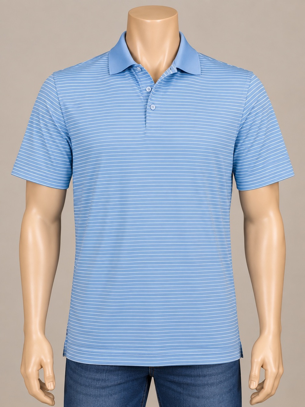 Peter Millar Summer Comfort Striped Golf Polo Men’s S Blue White